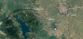 Η Μητρόπολη σε σχέση με τη λίμνη Πλαστήρα και την Καρδίτσα