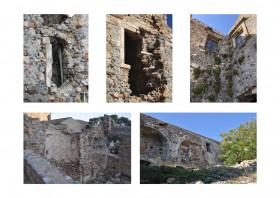 Ρηγμάτωση τμήματος λιθοδομής