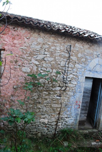 Ρωγμές στη λιθοδομή και διάβρωση του κονιάματος.