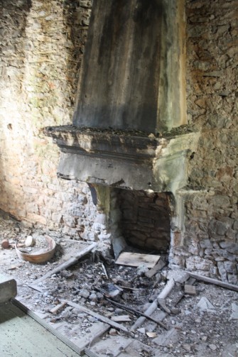 όψη τυπικού τζακιού