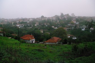 Άποψη της παλιάς πλατείας (πλάτανος) από τη συνοικία της Αγ.Παρασκευής
