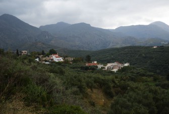Βορειοανατολική όψη του οικισμού των Γρηγοριανών