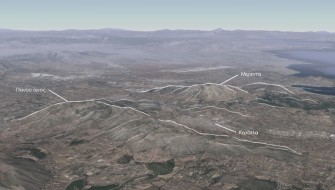Σχέση Κερατέας με όρος Μερέντα και Πάνειο όρος