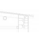 Σχέδιο κατασκευαστικής λεπτομέρειας στέγης