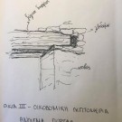 Κατασκευαστικό σκίτσο λεπτομέρειας θύρας