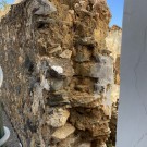 Λεπτομέρεια δομής πέτρινης τοιχοποιίας